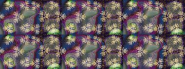 Gri kıvırcık çiçekler gri renkte şekillenir. Raster illüstrasyonu. Klasik çiçek tasarım elementleri.