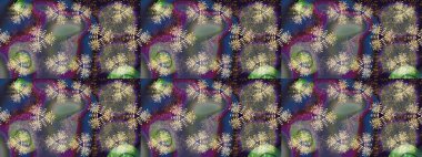 Gri kıvırcık çiçekler gri renkte şekillenir. Raster illüstrasyonu. Klasik çiçek tasarım elementleri.