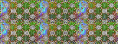 Güzel kumaş deseni. Renkli Bahar Temalı Kusursuz Arkaplan. Raster illüstrasyonu. Asya tekstil tarzında. Kusursuz çiçek deseni. Düz Çiçek Elementleri Tasarımı.