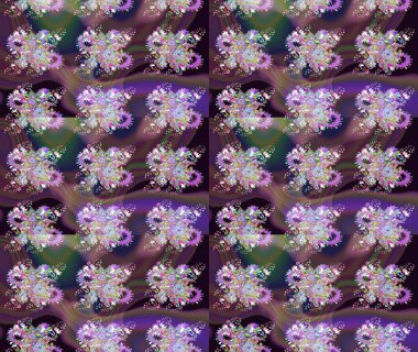 Küçük renkli çiçekler. Motley illüstrasyonu. Çiçekli bahar çiçekleri. Küçük çiçekte güzel bir desen. Moda baskıları için zarif bir şablon. Çizim.