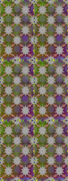 Renkli Bahar Temalı Kusursuz Arkaplan. Raster illüstrasyonunda kusursuz çiçek deseni. Düz Çiçek Elementleri Tasarımı. Gri ve yeşil renkte çiçekler.