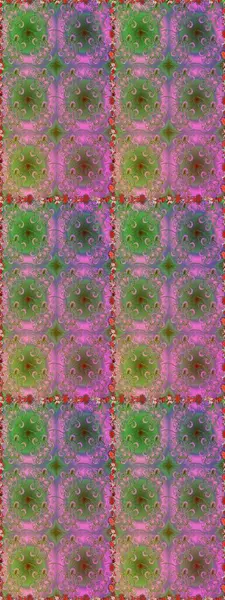 Modern stil dokusu. Çiçek desenli raster, yeşil ve pembe çizgi grafik deseni soyut raster arkaplan.