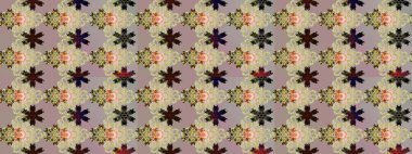 Çiçek desenli eskiz, yaz çiçekleri. Bej renkli çiçekler. Renkli Bahar Teması eskiz kalıbı. Düz Çiçek Elementleri Tasarımı.