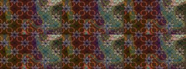 Çiçekler suluboya eskiz deseni. Raster Stili kumaş deseni.