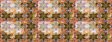 Şam, tasarım için kusursuz desen. Kahverengi renklerde, altın elementlerle pürüzsüz desen.