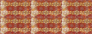 Raster illüstrasyonu. Anti-stres için soyut örnek sayfası. Kahverengi ve bej renklerde.