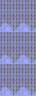 Çiçekler. Soyut etnik raster çizim kalıbı. Tarafsız renklerde vadinin çiçekleri.