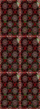 Küçük siyah ve kahverengi çiçeklerle oldukça eski bir besin torbası deseni. Tekstil, kumaş, kapaklar, duvar kağıtları, baskı, naylon, yapıştırma, örgü, dekupaj için çiçeksiz arkaplan.