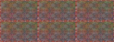 Düz Çiçek Elementleri Tasarımı. Kahverengi ve gri renkli çiçekler. Renkli Bahar Temalı Kusursuz Arkaplan. Çiçeksiz desenli arka plan, yaz çiçekleri..