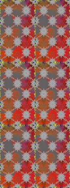 Sarma, tekstil ve duvar kâğıdı için kusursuz çiçek arkaplanı. Yumuşak pamuk tasarımı. Klasik çiçek desenli. Yumuşak fayans. Raster taze dokusu.