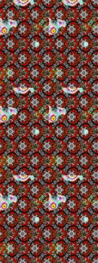 Suluboya etkisi. Raster deseni. Organik elementler. Botanik çizim deseni.