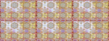 Botanik kusursuz desen. Raster deseni. Suluboya etkisi. Organik elementler.