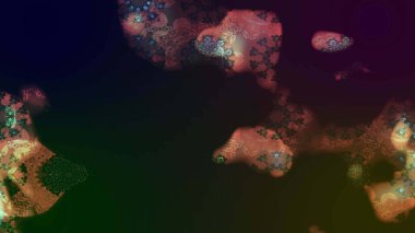 Çiçekli çiçek deseni, suluboya. Raster illüstrasyonu. Kahverengi renkli çiçekler. Düz Çiçek Elementleri Tasarımı. Renkli Bahar Teması çizim şablonu.