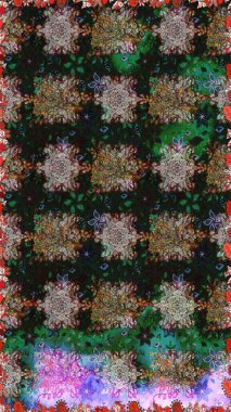 Raster dikişsiz şirin çiçek deseni. Bahar mevsimi. Nazik romantik baskı. Tatil havası..