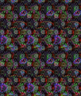 Poster ya da kapak için arka plan. Yapraklı çizim şekli. Tekstil için figür. Şirin, zarif çiçekler Raster illüstrasyonu. Davetiye ve kartpostal tasarımı için dekoratif çiçek unsurları.