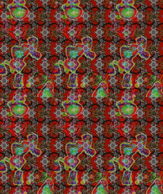 Kahverengi çiçekli eskiz deseni, suluboya çiçek deseni, sevimli çiçek, duvar kağıdı, kart veya kumaş için fayanslı. Raster - stok.