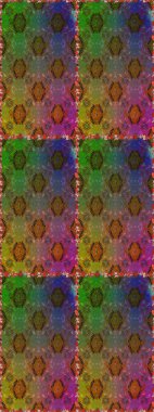 Raster düz çiçekleri pürüzsüz desen. Kahverengi ve yeşil renkli çiçekler. Tasarım hediye paketi, tebrik kartları, posterler ve afiş tasarımı.