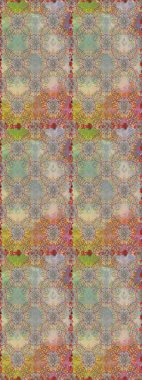 Karalama elementleri. El çizimi Raster çizimi. Duvar kağıdı, web sayfası arka planı, ambalaj kağıdı, davetiye, broşür, afiş veya web sitesi için kusursuz çiçek deseni kullanılabilir.