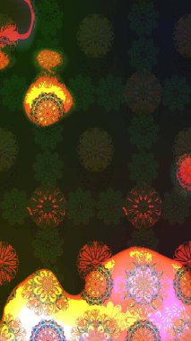 Çiçek desenli eskiz. Gömlek baskısı için çiçek boyası. Gri renkli çiçekler.