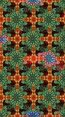 Düz Çiçek Elementleri Tasarımı. Renkli Bahar Teması eskiz kalıbı. Yeşil renkte zarif çiçek buketi suluboya. Raster illüstrasyonu.