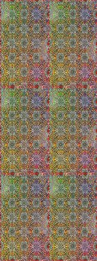 Renkli gri ve kahverengi desenli. Doodle tarzı. El çizimi dikişsiz sonbahar çiçekleri deseni. Tekstil ve kapak tasarımı için mükemmel. Gri ve kahverengi renkte çiçekler.