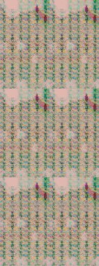 Renkli Bahar Teması eskiz kalıbı. Düz Çiçek Elementleri Tasarımı. Raster Şirin kumaş deseni. Eskiz klasiği.