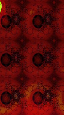 Raster suluboya çiçek deseni, narin çiçekler, kırmızı çiçekler, tebrik kartı şablonu. Güzel kumaş deseni.