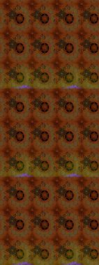 Kahverengi ve gri renkli çiçekler. Küçük çiçekte sevimli çiçek deseni var..