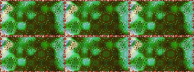 Yeşil ve kahverengi renkli çiçekler. Nazikçe, güzel çiçek arkaplanı. Raster çiçek desenli ve çiçekli..