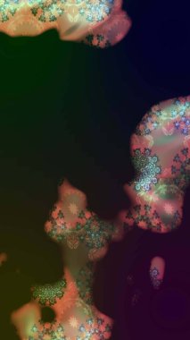 Şirin çiçekler. Raster Moda kumaş deseni. Çizgi çizimi deseni.