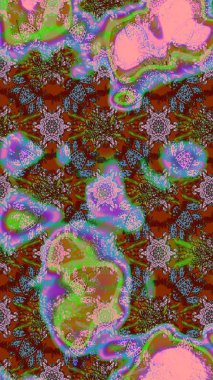 Raster düz çiçek çizim deseni. Renkli çiçekler. Tasarım hediye paketi, tebrik kartları, posterler ve afiş tasarımı.