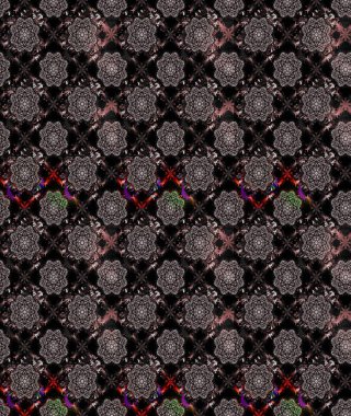 Renkli Bahar Teması eskiz kalıbı. Çiçek deseni. Düz Çiçek Elementleri Tasarımı. Raster illüstrasyonu. Chichi kumaş deseni çiz.