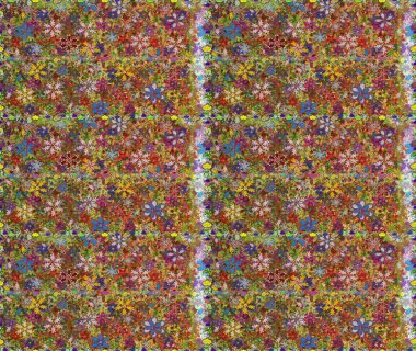 Üretim, duvar kağıdı, baskı, hediye paketi ve scrapbooking Tekstil veya kitap için çiçek sorunsuz arka plan kapsar. Raster resim. Küçük ölçekli çiçek basit şirin desen.