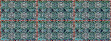 Gri ve mavi renkte çiçekler. Hediye ambalaj kağıdı, tebrik kartları, posterler ve pankart tasarımı. Raster düz çiçekleri pürüzsüz desen.