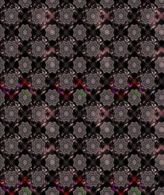 Renkli Bahar Teması eskiz kalıbı. Çiçek deseni. Düz Çiçek Elementleri Tasarımı. Raster illüstrasyonu. Chichi kumaş deseni çiz.