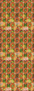 Geleneksel raster ve altın desen. Damask pürüzsüz süsü. Kahverengi renkler üzerinde klasik oryantal desen.