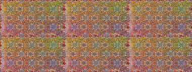 El yapımı çiçek ve bitki koleksiyonu. Eskiz tarzı kahverengi ve bej renklerde. Raster illüstrasyonu. Raster illüstrasyonu. Sevimli karalama çiçekleriyle kusursuz çiçek deseni..