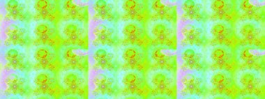 Raster deseni. Sanat, çiçeklere ilham verir ve arka plan bırakır. Karalama çiçekleri çizim kalıbı. Yeşil el çizimi desen.