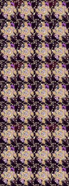 Renkli Bahar Teması eskiz kalıbı. Düz Çiçek Elementleri Tasarımı. Çiçek deseni. Raster çizimi. Güzel kumaş deseni..