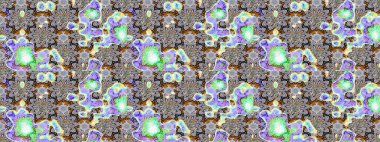 Güzel suluboya yaz çiçekleri deseni..