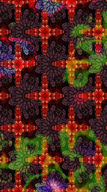 Kahverengi renkli çiçekler. Raster düz çiçek çizim deseni. Tasarım hediye paketi, tebrik kartları, posterler ve afiş tasarımı.