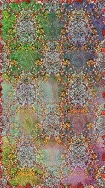 Çiçek desenleri gri ve kahverengi renklerde, el yapımı papatyalar, papatyalar. Tekrar eden çiçek arkaplanı, zarif gri ve kahverengi çiçek duvar kağıdı.