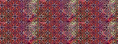 Kahverengi çiçekli eskiz deseni, suluboya çiçek deseni, sevimli çiçek, duvar kağıdı, kart veya kumaş için fayanslı. Raster - stok.