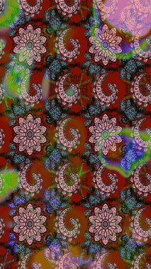 Tekstil veya kitap kapakları, imalat, duvar kağıtları, baskı, hediye paketi ve yapıştırma kitabı için çiçek eskizi geçmişi. Küçük çaplı çiçeklerdeki basit şirin desenler. Raster illüstrasyonu.