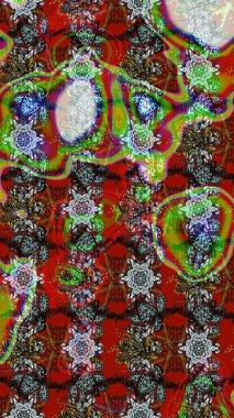 Raster suluboya çiçek deseni, narin çiçekler, çiçekler, tebrik kartı şablonu. Güzel kumaş deseni.