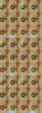 Raster illüstrasyonu. Şatafatlı bahar bahçesi dokusu. Çiçek deseni. Çiçek çizimi arkaplanı.