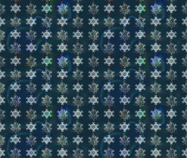 Raster çiçek desenleri çiziyor. Vadinin mavi renkli çiçekleri.