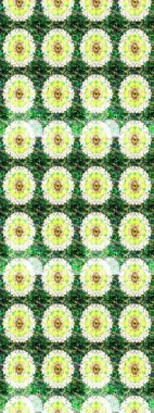 Çiçekler suluboya eskiz deseni. Raster Stili kumaş deseni.