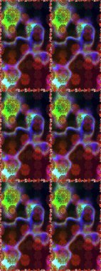 Raster. Kahverengi ve gri renkte güzel çiçekler, suluboya çiçek desenleri, duvar kağıdı, kart veya kumaş için fayanslı desenler..