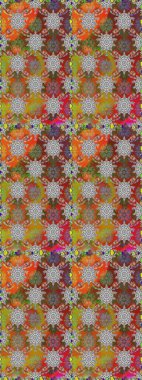 Motley illüstrasyonu. Çiçekli bahar çiçekleri. Küçük çiçekte güzel bir desen. Küçük renkli çiçekler. Kusursuz. Moda baskıları için zarif bir şablon.